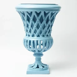 Adelaide Blue Lattice Urn