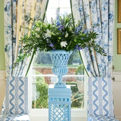 Adelaide Blue Lattice Urn