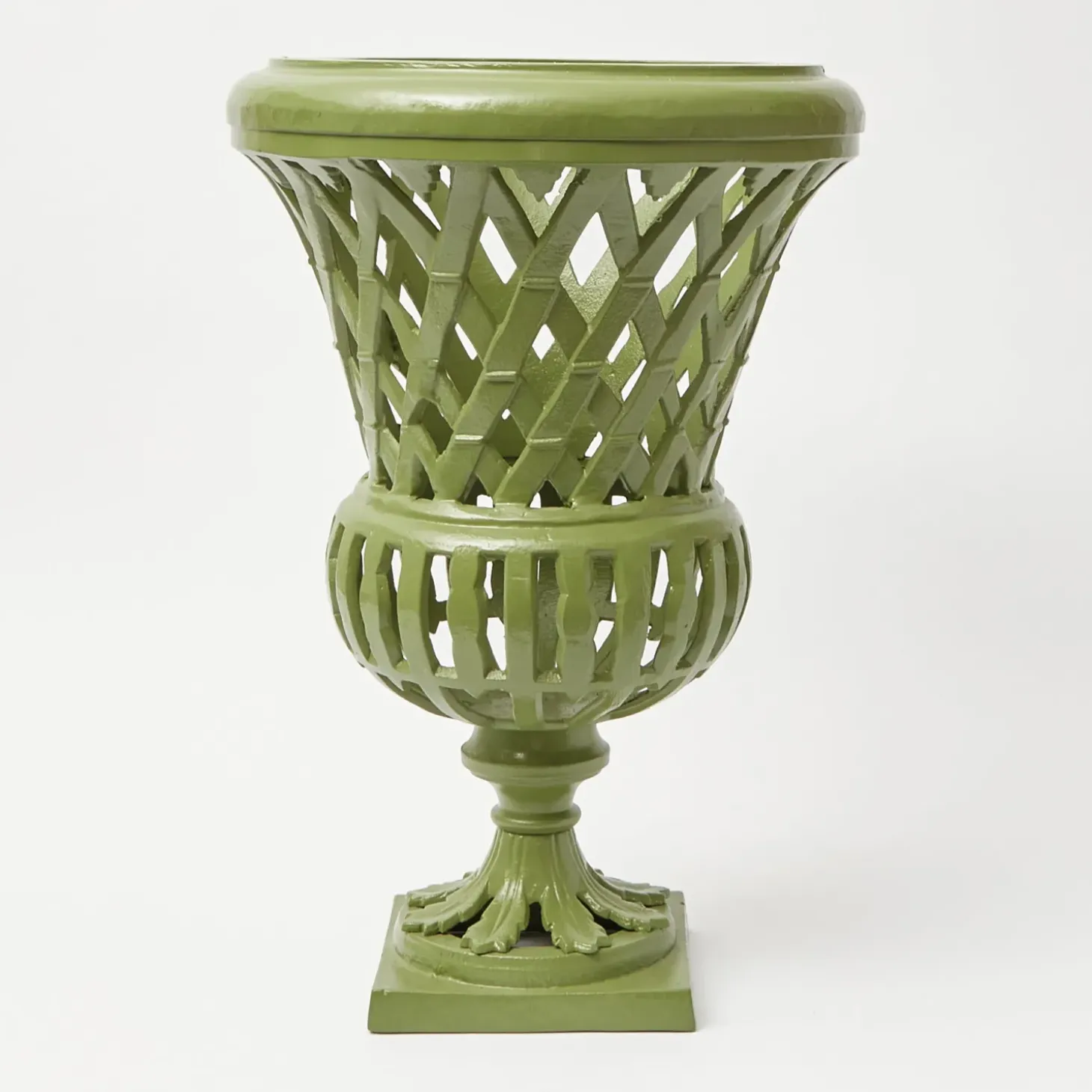 Adelaide Green Lattice Urn