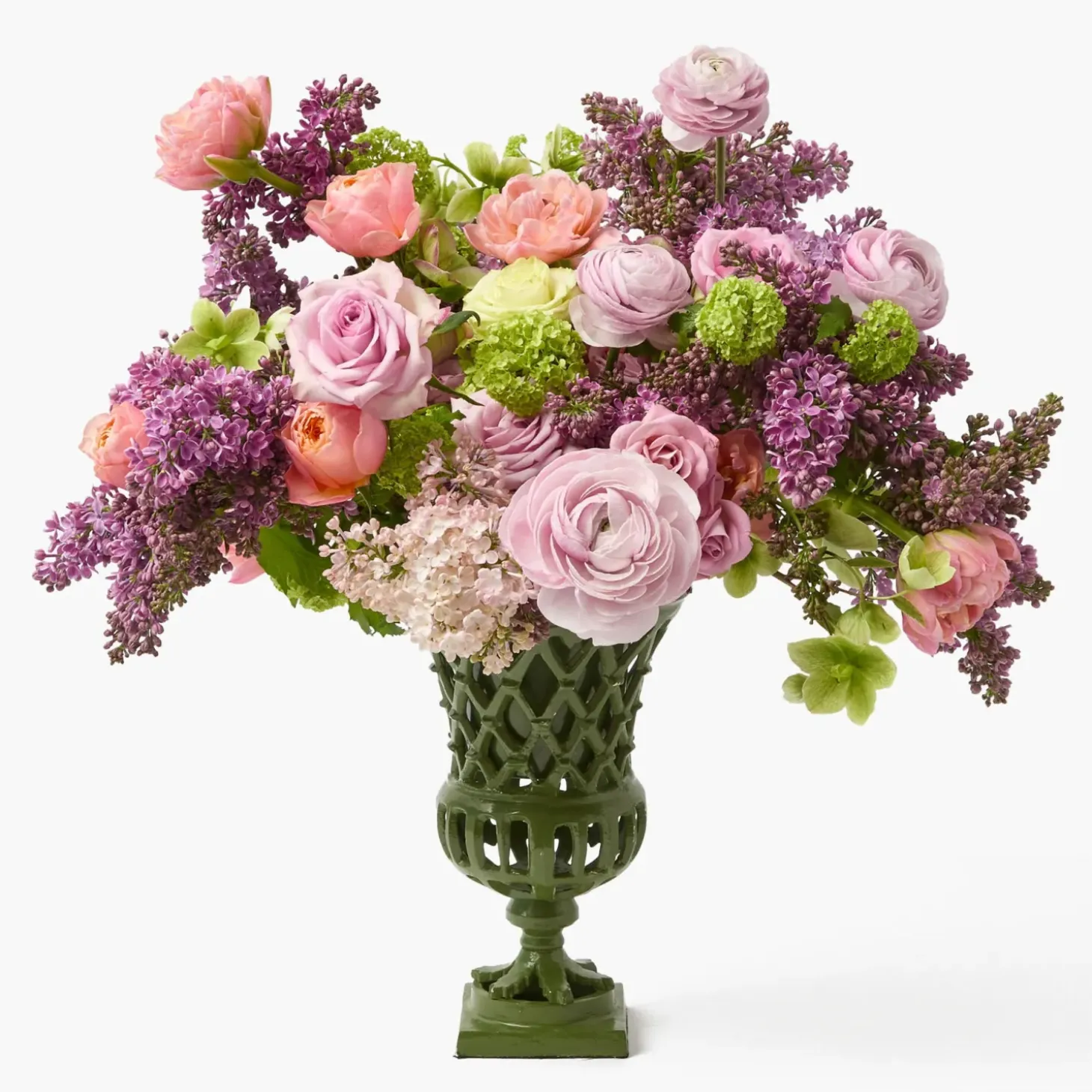 Adelaide Green Lattice Urn