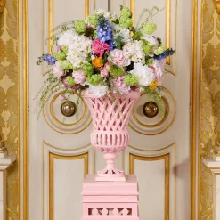 Adelaide Pink Lattice Urn