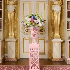 Adelaide Pink Lattice Urn