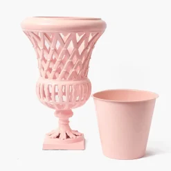 Adelaide Pink Lattice Urn