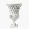 Adelaide White Lattice Urn