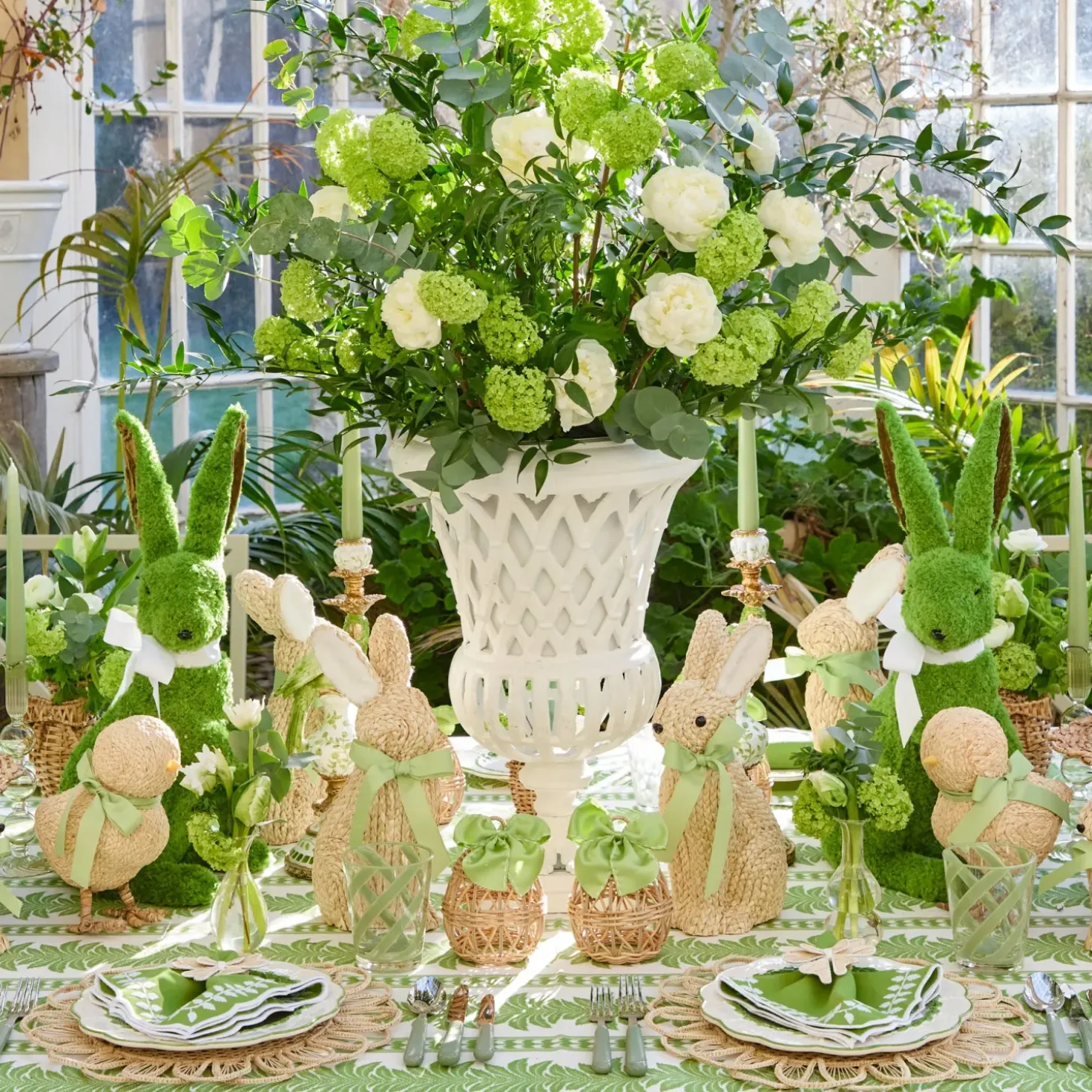 Adelaide White Lattice Urn