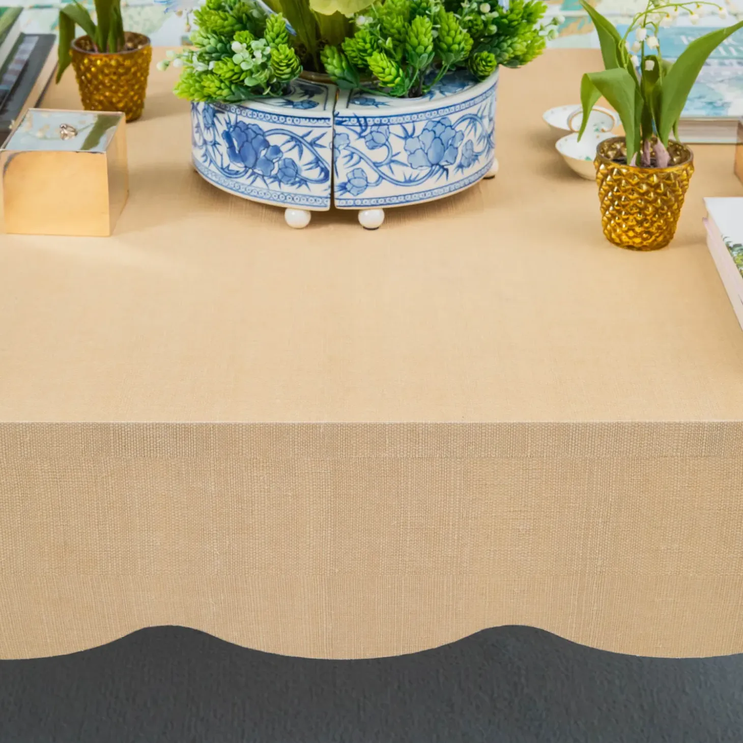 Adele Grasscloth Coffee Table