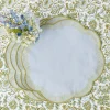 Alathea Blue & Green Linen Placemats (Set of 4)