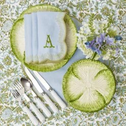 Alathea Blue & Green Placemats & Napkins (Set of 4)