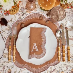 Alathea Caramel Linen Napkins (Set of 4)