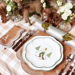 Alathea Caramel Linen Placemats & Napkins (Set of 4)