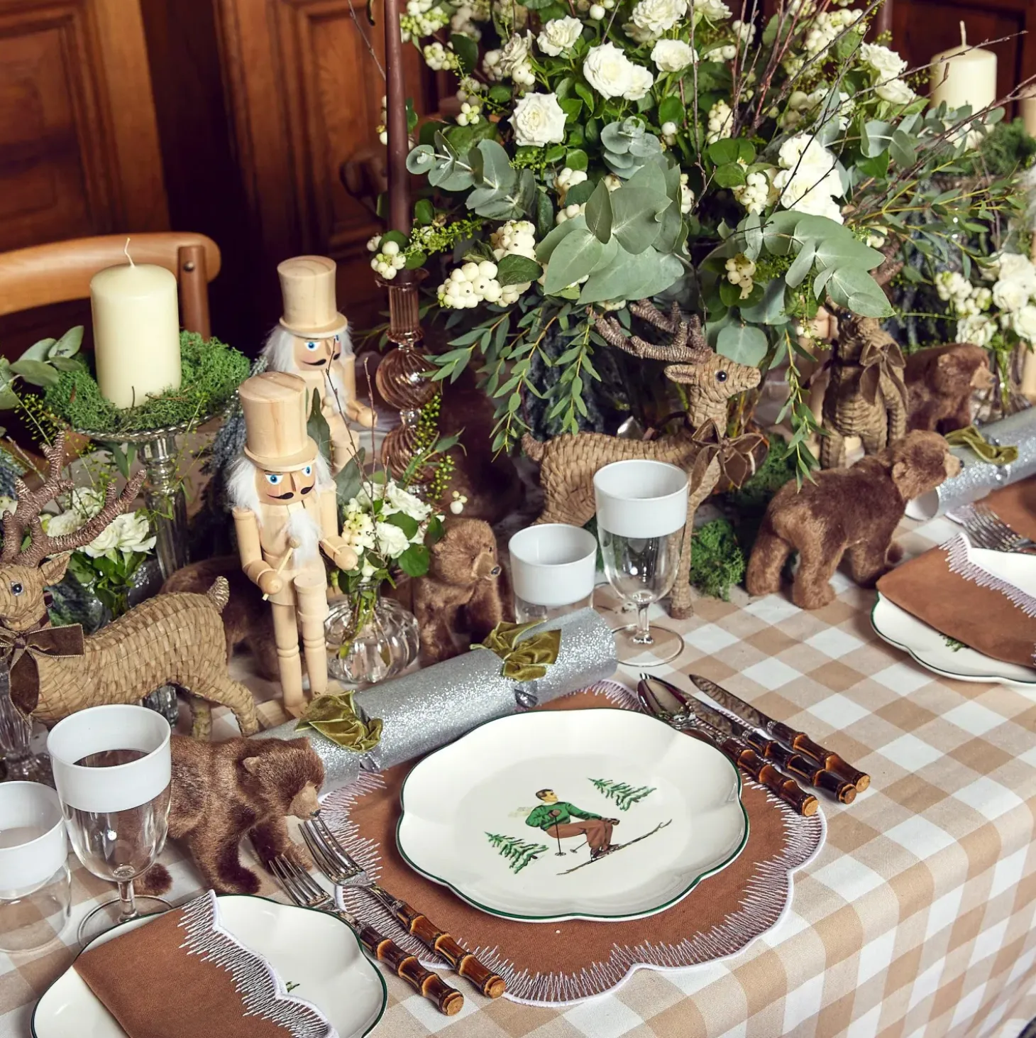 Alathea Caramel Linen Placemats & Napkins (Set of 4)