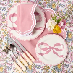 Allegra Pink Napkins (Set of 4)
