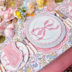 Allegra Pink Placemats & Napkins (Set of 4)