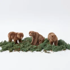Alpine Brown Bears (Set of 3)