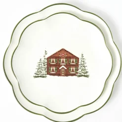Alpine Chalet Dinner & Starter Plates (Set of 8)