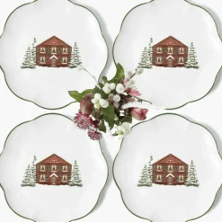 Alpine Chalet Dinner Plate (Set of 4)