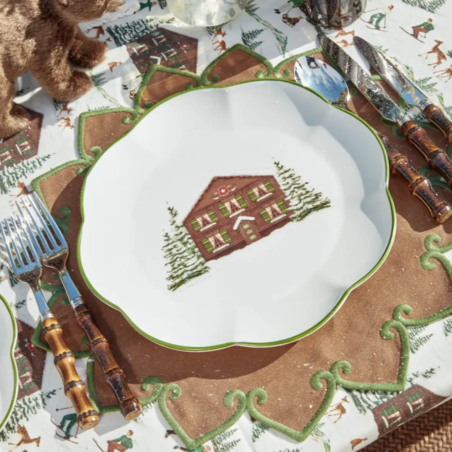 Alpine Chalet Dinner Plate (Set of 4)