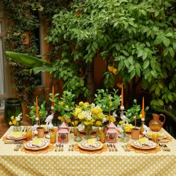 Amber Hobnail Jug
