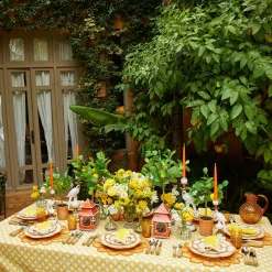 Amber Hobnail Jug