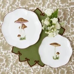 Angelina Forest Green & Brown Placemats (Set of 4)