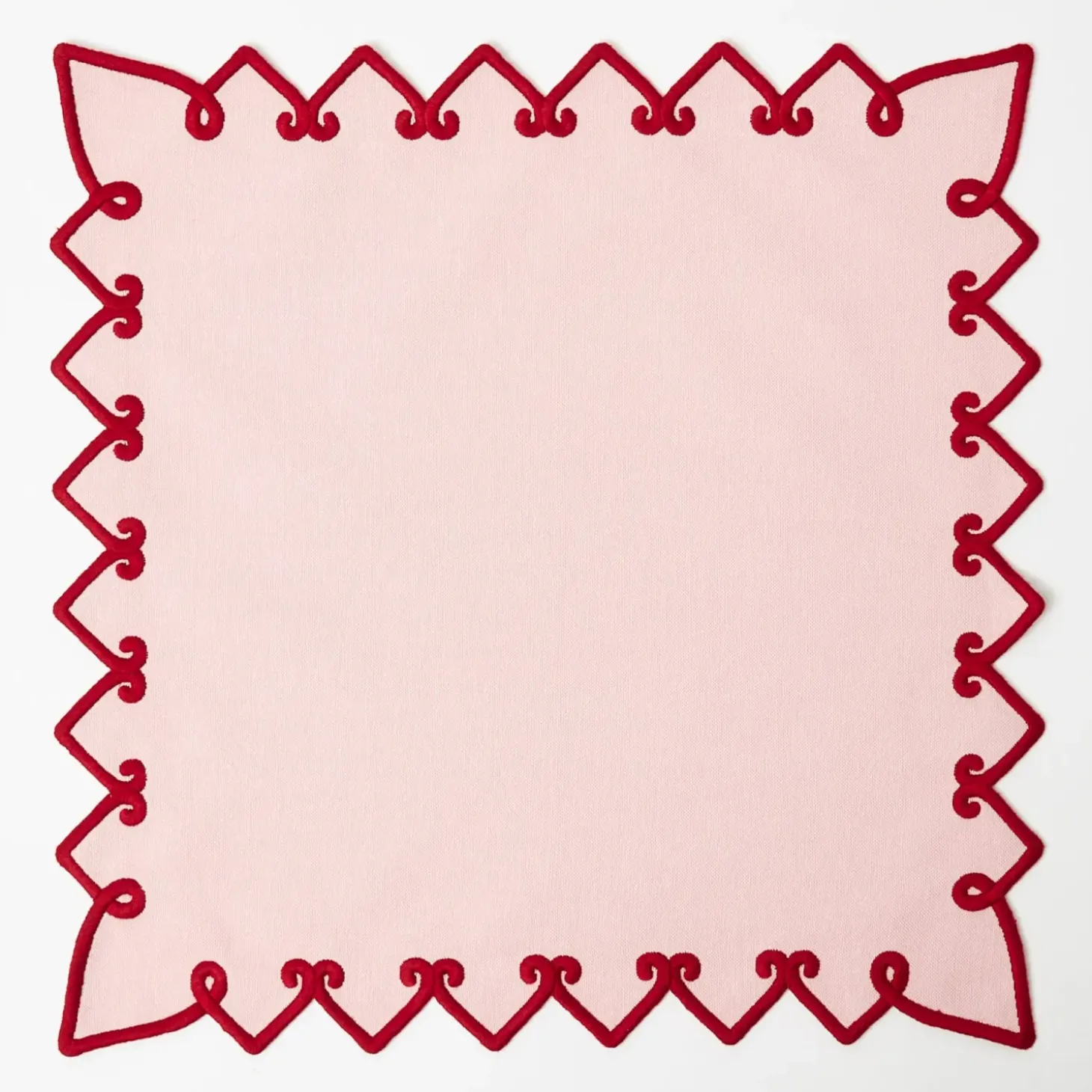 Angelina Pink & Red Napkins (Set of 4)