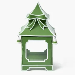Apple Green Bow Pagoda Lantern