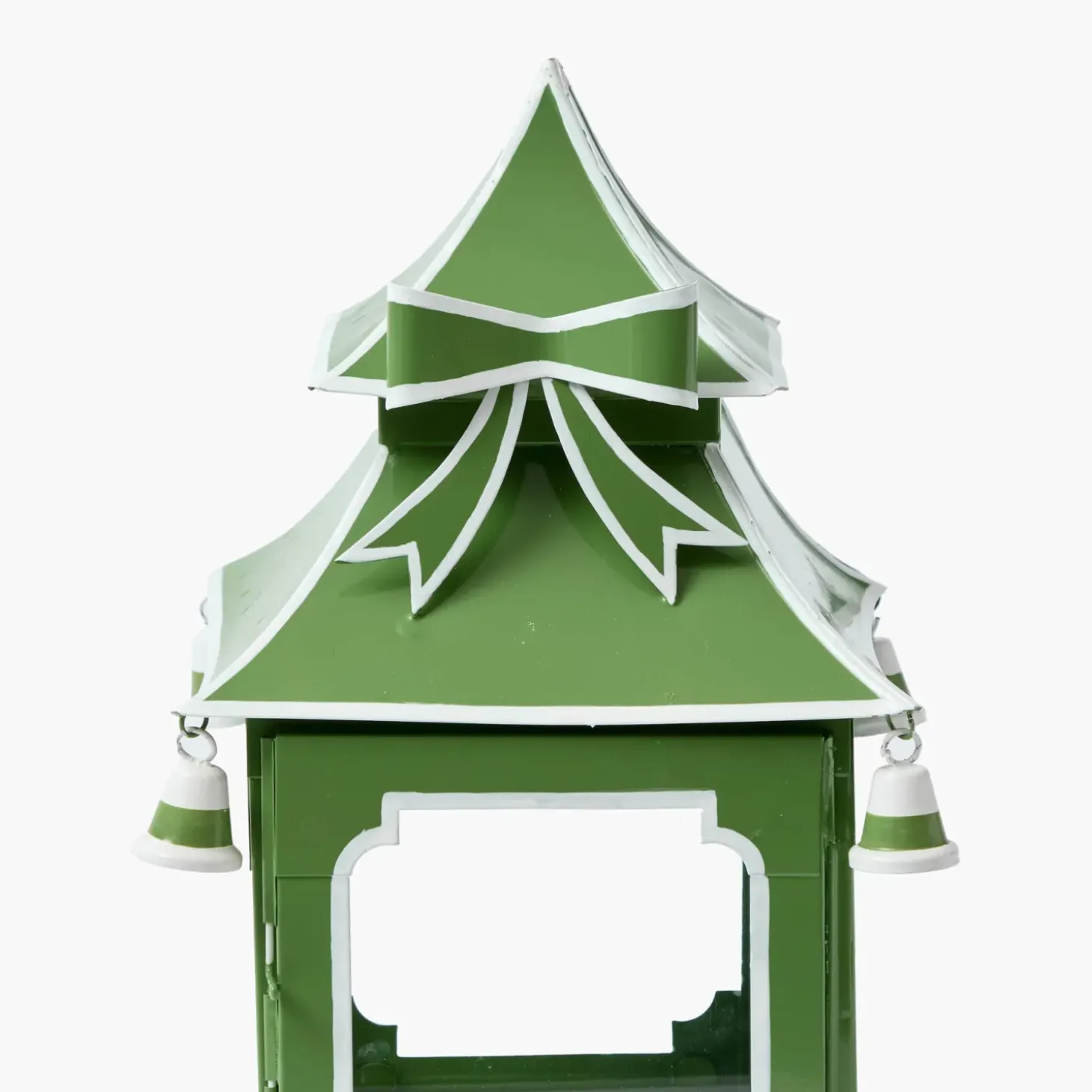 Apple Green Bow Pagoda Lantern