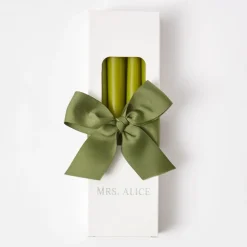 Apple Green Candles (Set of 8)