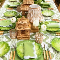 Apple Green Isabella Napkins (Set of 4)