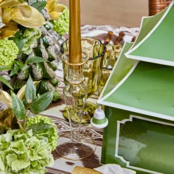 Apple Green Mini Pagoda Lantern (Pair)