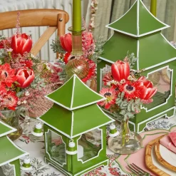 Apple Green Pagoda Lantern