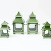 Apple Green Pagoda Lantern Set