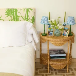 Aria Rattan Braided Side Table