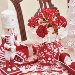 Assorted Red Glitter Nutcracker Trio