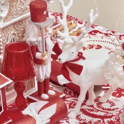 Assorted Red Glitter Nutcracker Trio