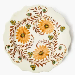 Autumn Flowers Dinner Plate