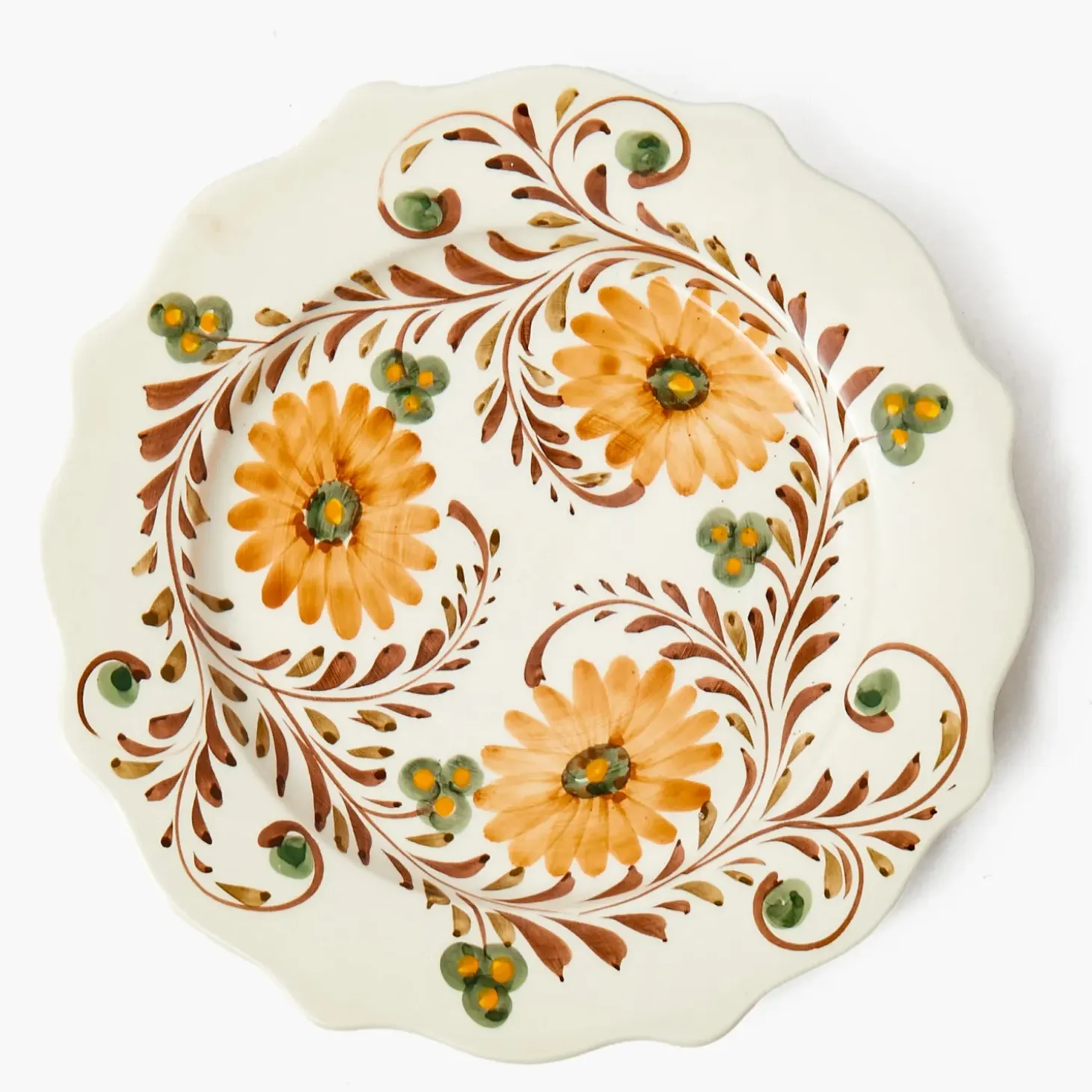 Autumn Flowers Dinner Plate
