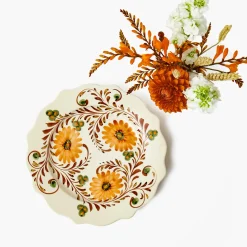 Autumn Flowers Dinner Plate
