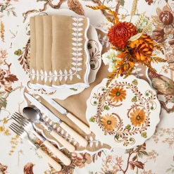 Autumn Flowers Starter Plate