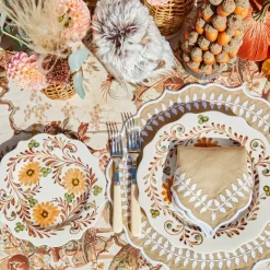 Autumn Flowers Starter Plate