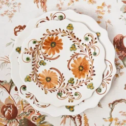 Autumn Flowers Starter Plate