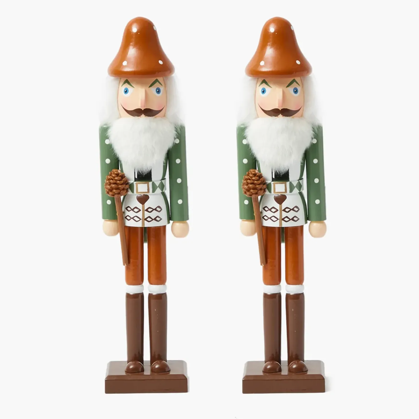 Autumnal Gnome Nutcracker (Pair) - 38cm