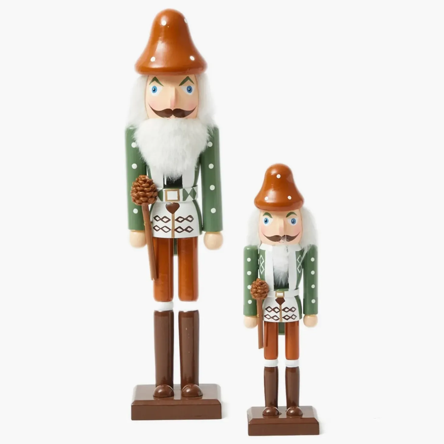 Autumnal Gnome Nutcracker (Pair) - 38cm