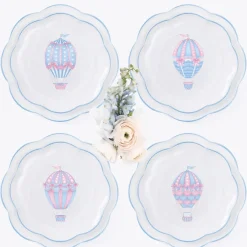 Bea Balloon Dinner & Starter Plates (Set of 8)
