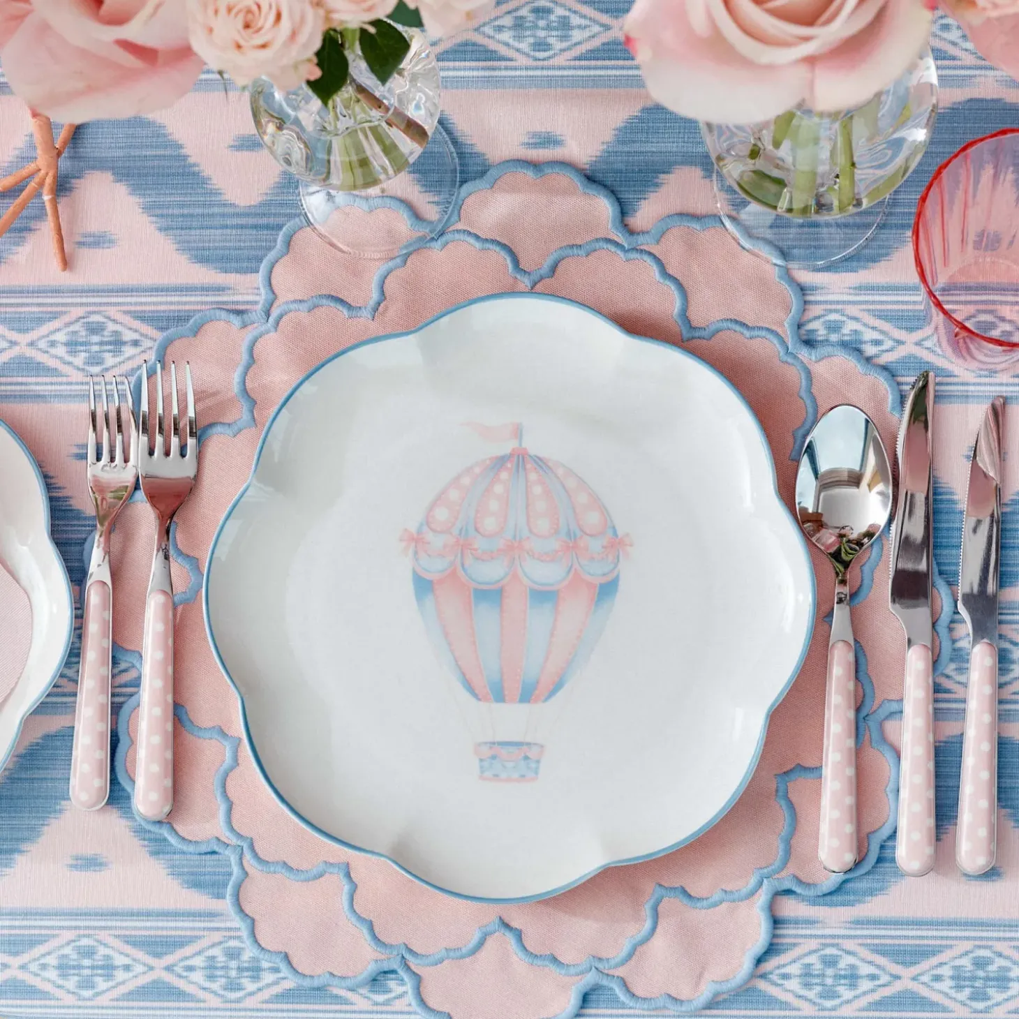 Bea Balloon Dinner & Starter Plates (Set of 8)