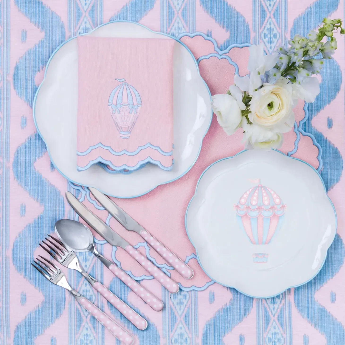 Bea Balloon Dinner & Starter Plates (Set of 8)