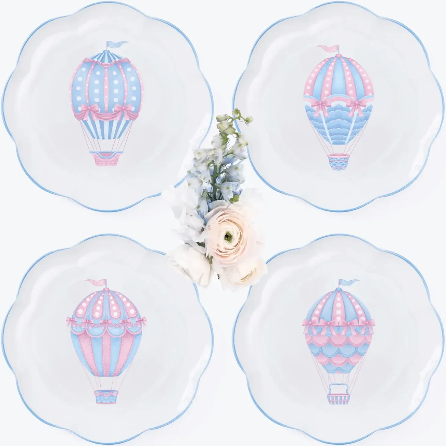 Bea Balloon Dinner Plates (Set of 4)