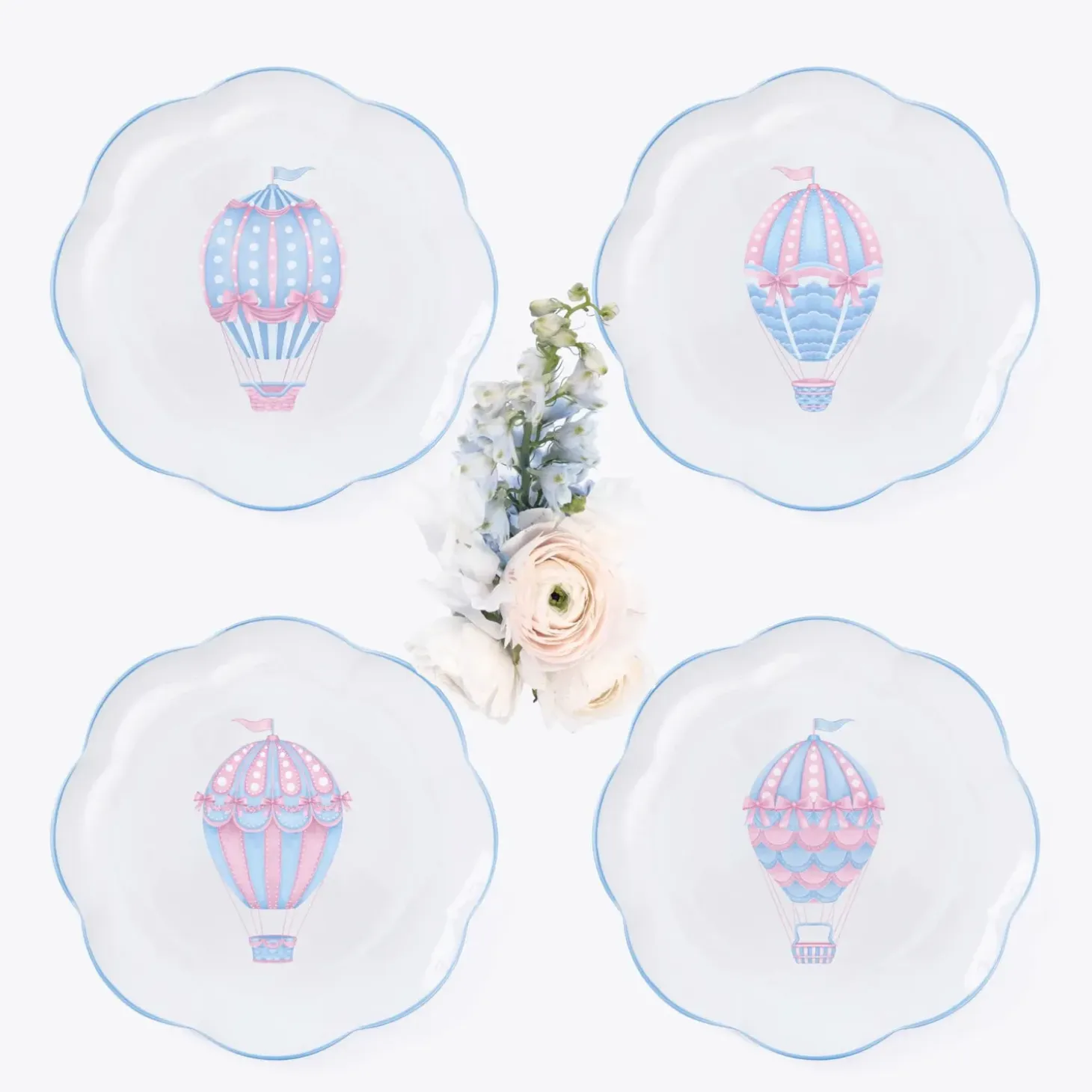 Bea Balloon Starter Plates (Set of 4)