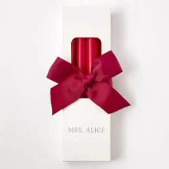 Berry Red Candles (Set of 8)
