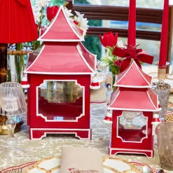 Berry Red Pagoda Lantern
